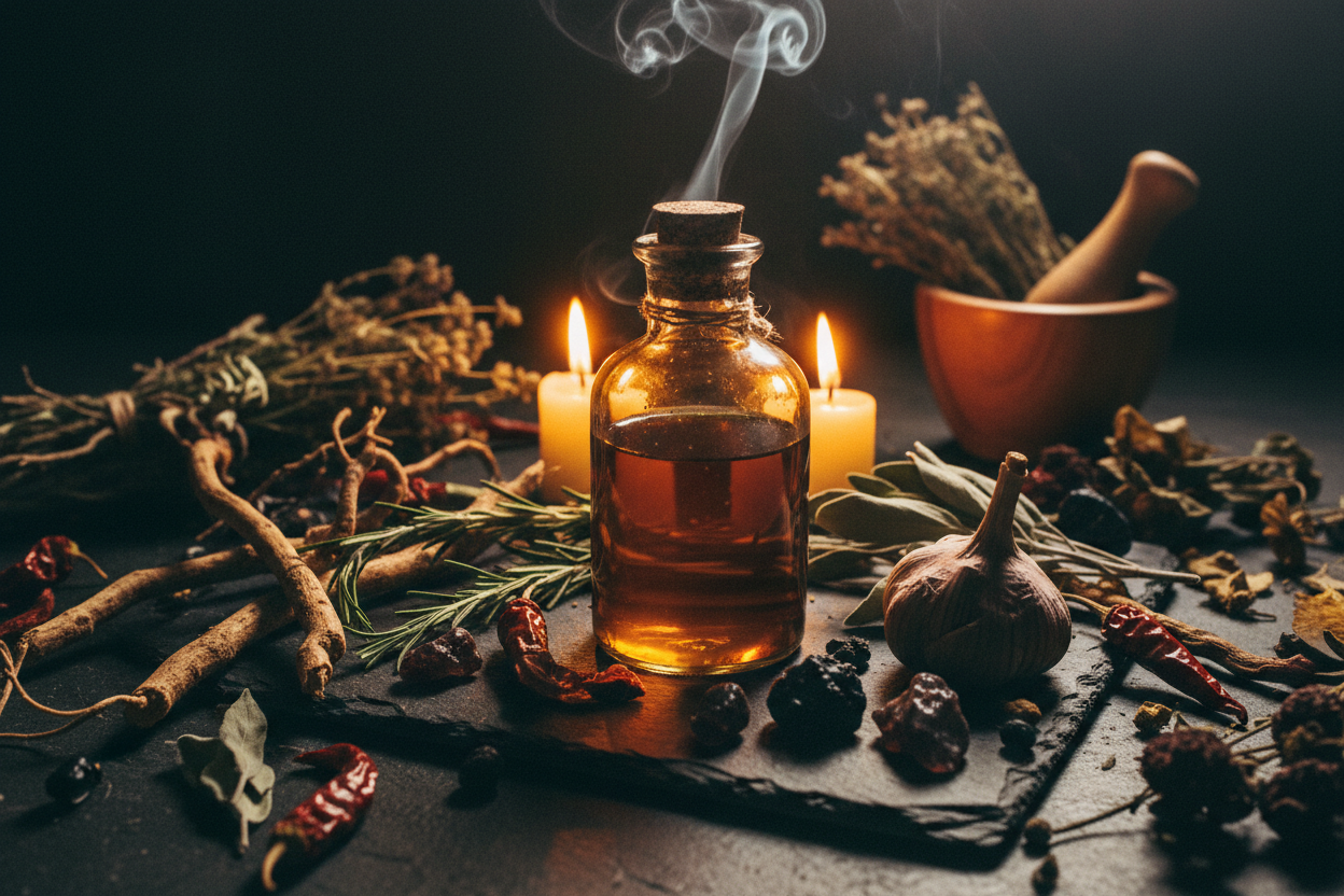 Alquimia de Purificación: El Vinagre de Fuego y Tierra