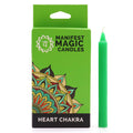 Velas Manifest Chakra Corazón · Pack de 12 (Verde)