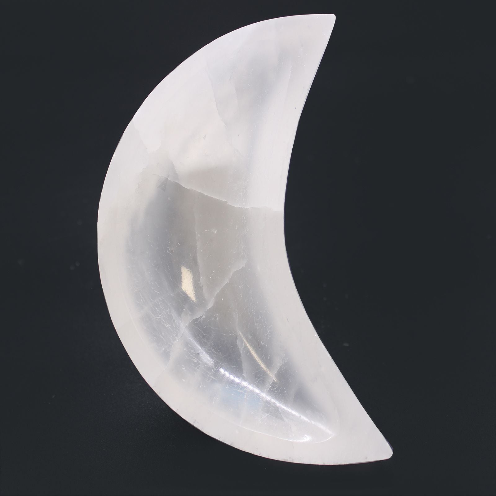Cuenco de luna selenita - 15cm