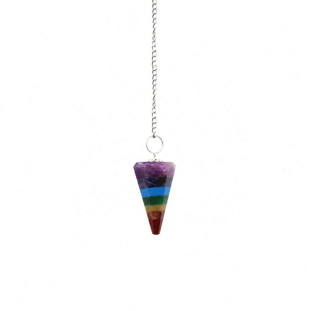 Péndulos Especiales - Chakra 7 Piedras